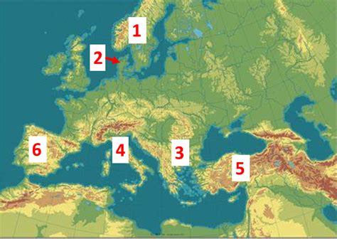 Europe Physical Geo Quizizz