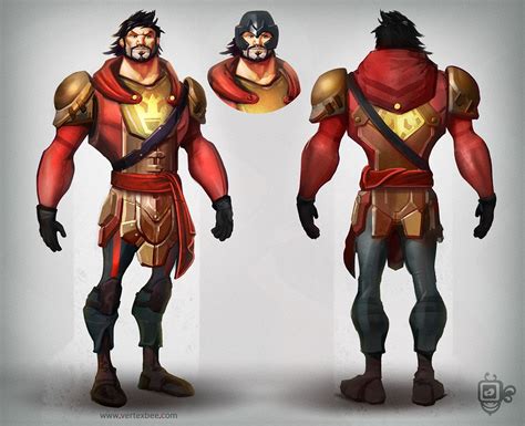 Warrior Game Character Concept By Vertexbee On Deviantart