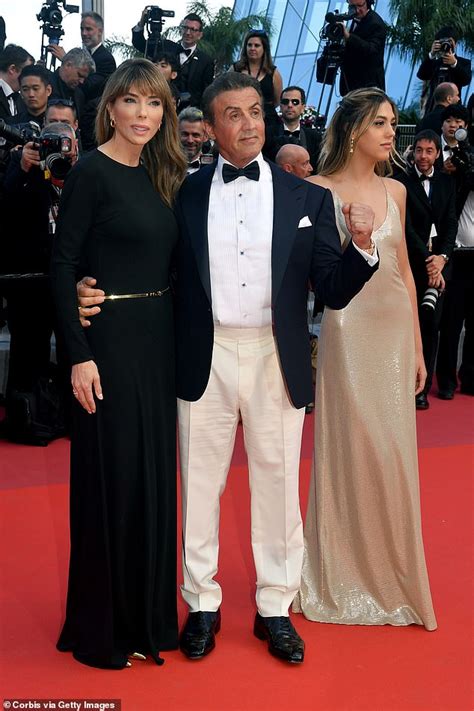 Sylvester Stallone72 Joins Daughter Sistine 20 And Wife Jennifer
