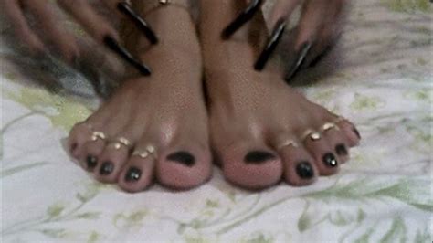 Sexy Long Black Nails And Toes Nailsfashion Clips4sale