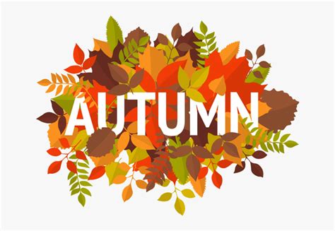 Signs Of Autumn Text Free Transparent Clipart Clipartkey