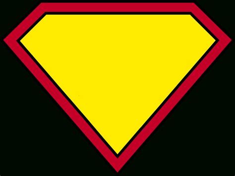 Fascinating Blank Superman Logo Template Superman Logo Logo