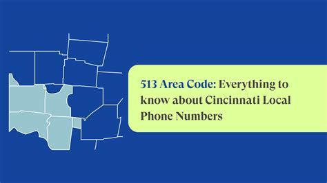 513 Area Code Map