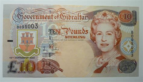 10 Pounds Elizabeth Ii Gibraltar Numista