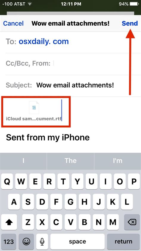How To Add Email Attachments In Mail For Iphone And Ipad