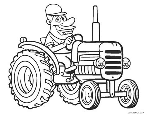 Case Tractor Coloring Pages