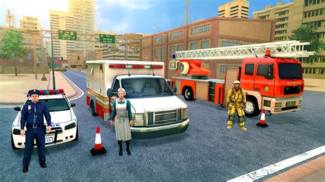Emergency Firefighter Rescue Simulator 911 Game Au