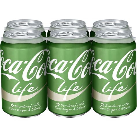 Coca Cola Life Soda 12 Fl Oz 6 Count