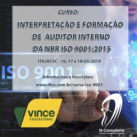 Curso De Interpretação E Formação De Auditor Interno Norma Nbr Iso 9001