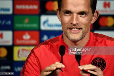 Coach Thomas Tuchel Gives A Press Conference In Paris Photos And