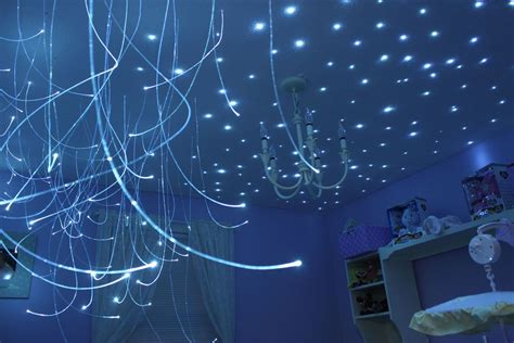 (a fiber optic ceiling (not sure who did this one) with black lights around the edge for looks only) fiber optic star ceiling by jeff, on flickr. Fiber optic star ceiling | Dream decor, Daughters room