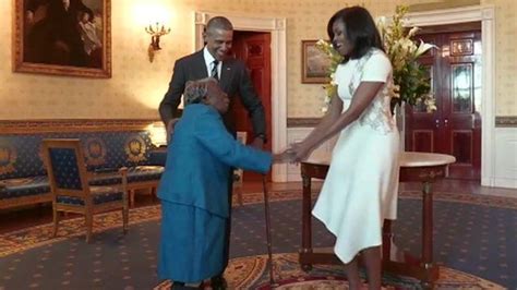Virginia Mclaurin Dances With The Obamas At The Age Of 106 Bbc News