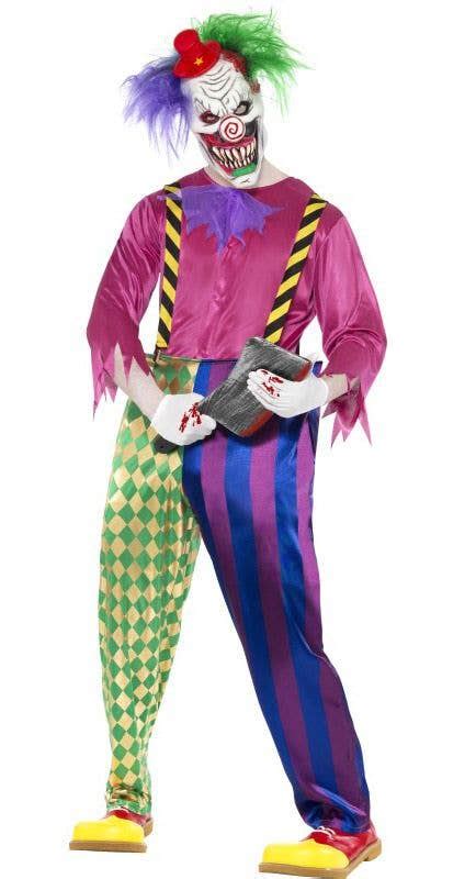 Clown Halloween Costume Killer Clown Mens Halloween Costume