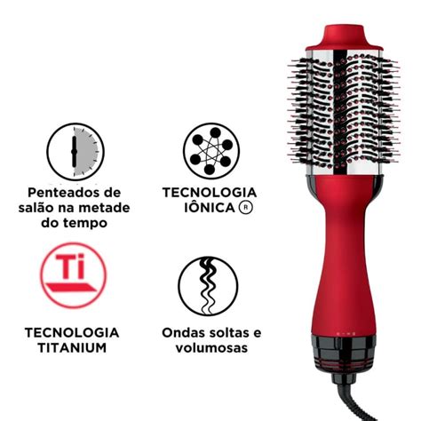 Escova Secadora Alisadora Revlon Titanium W V Beleza Na Web