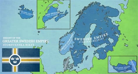 The Height Of The Greater Swedish Empire Fixed Rimaginarymaps