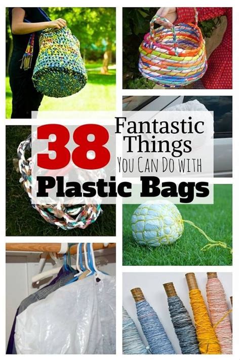 38 Fantastic Things You Can Do With Plastic Bags Plastic Bag Crafts