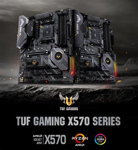 Asus Tuf Gaming X570 Series Motherboards Landing Page