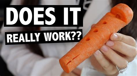 Comes with free flute videos for all examples. DIY CARROT FLUTE - edit: recorder...😐 - YouTube