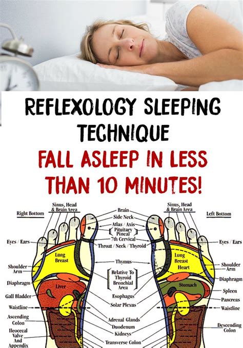 Reflexology Sleeping Technique Fall Asleep In Less Than 10 Minutes
