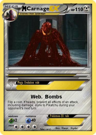 Pokémon Carnage 274 274 Web Bombs My Pokemon Card