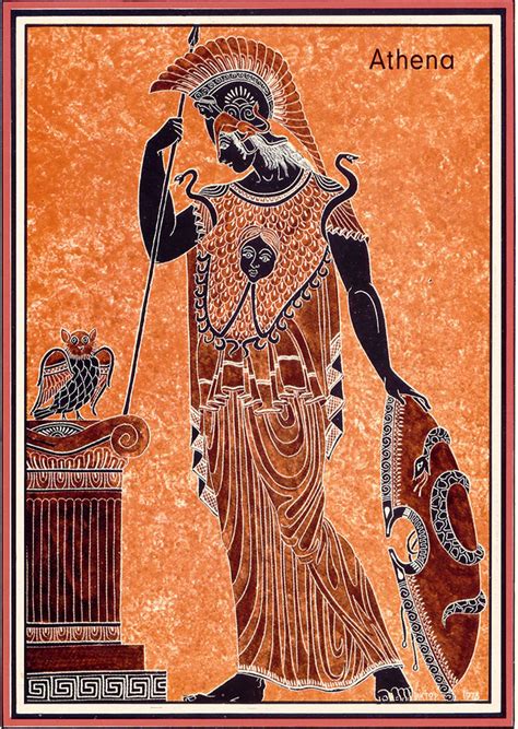 Poster Of Athena Greek Paintings Ancient Greek Art Greek Mythology Art