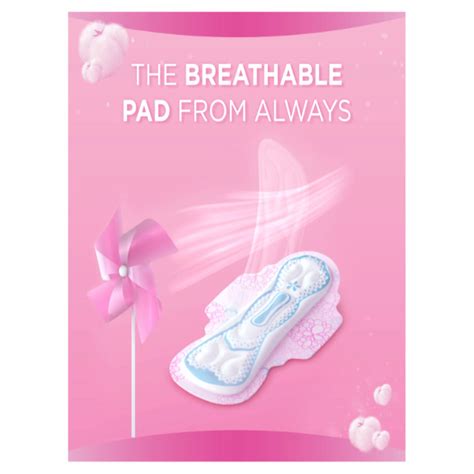 Always Breathable Soft Maxi Thick Large Sanitary Pads With Wings 50pcs