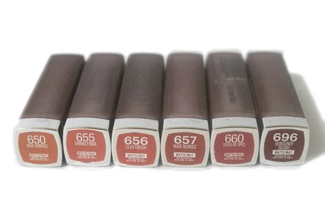 Sneak Peek Maybelline Color Sensational Creamy Matte Lipsticks Brown