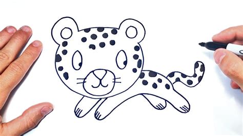 Cómo Dibujar Un Leopardo Paso A Paso Dibujo De Leopardo