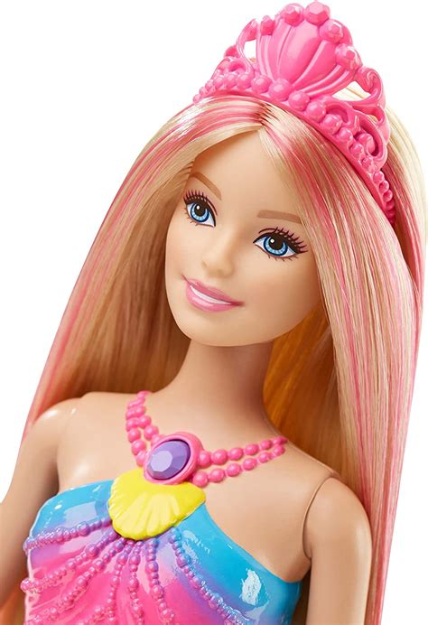 Barbie Dreamtopia Rainbow Lights Mermaid Doll Blonde With Light Up