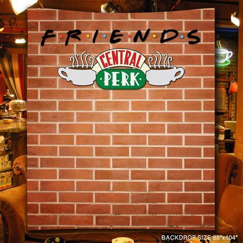 Friends Central Perk Backdrop Friends Tv Series Banner Etsy