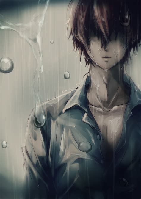 Sad Anime Boy In Rain Pfp Crying Anime Boy Wallpapers On Wallpaperdog