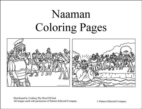 Each lesson includes a lesson guide, fun and educational worksheets, coloring pages, craft, games and activities. Naaman Coloring Pages (Day 3) | Everest Crafts (2015 ...