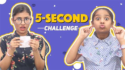 5 Second Challenge Samreen Ali Youtube