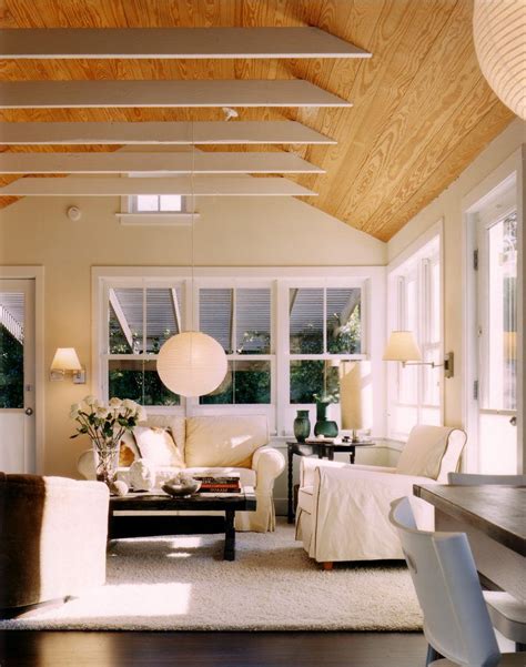 Collar Ties Living Room Contemporary With Exposed Beams Exposed Beams