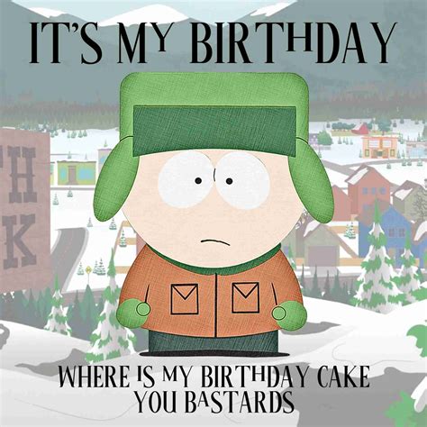 Kyle South Park Birthday Card Numonday
