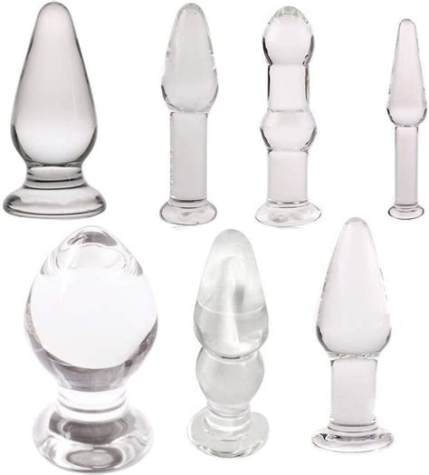 Amazonde Hochwertig Glasdildo Kristall Glas Dildo G Punkt Penis Anal Butt Plug Masturbation