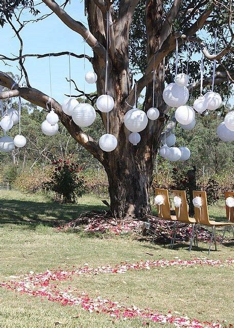 Outdoor Tree Decorations Wedding Decor Pinterest