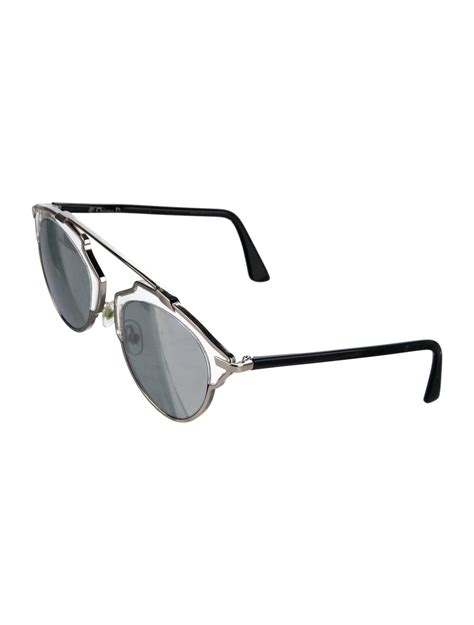 Christian Dior Split 1 Mirrored Sunglasses Silver Sunglasses