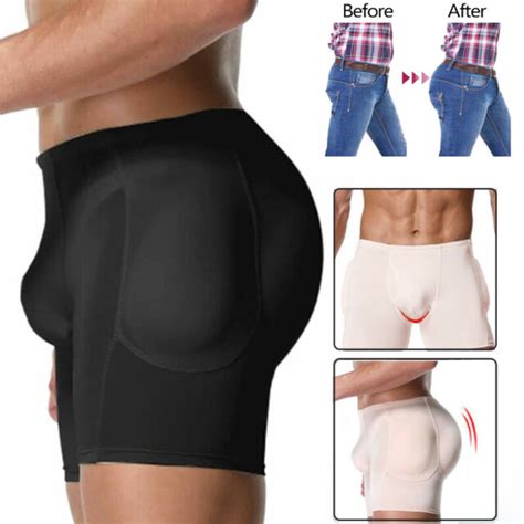 Men Padded Butt Lifter Hip Booty Enhancer Brief Boxer Underwear Panties Shaper Ebay