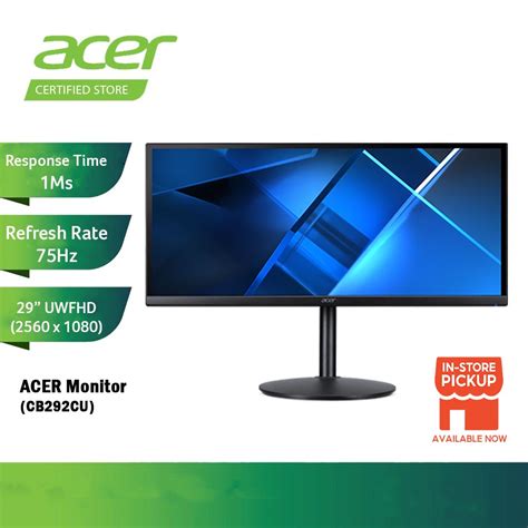 Acer Cb292cu 29 Uwfhd Ips 1ms 75hz Freesync Monitor Shopee Malaysia