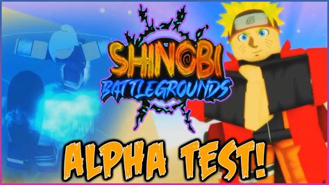 Testing New Naruto Game Shinobi Battlegrounds Roblox Youtube