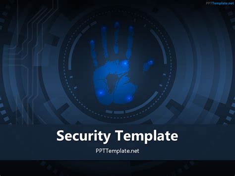Cyber Security Ppt Template Serat
