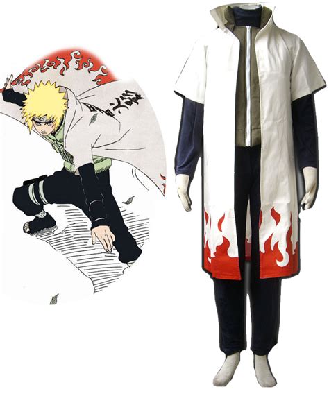 Naruto Namikaze Minato Suit Cosplay Costume Cv 001 C12 8147