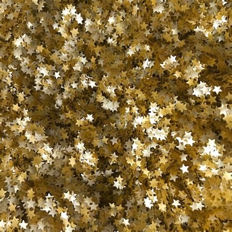 Edible Glitter Gold Stars 004 Ounce Used Cakes Etsy