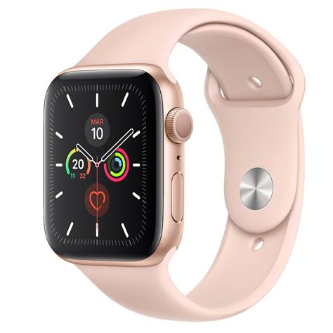 Apple Watch Series 5 44mm Gps Aluminium Gold Avec Pink Arena