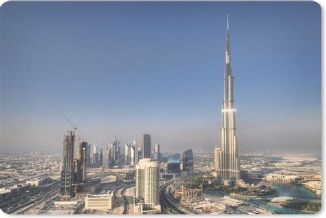 Muismat Burj Khalifa Sky View Van Dubai Met De Opvallende