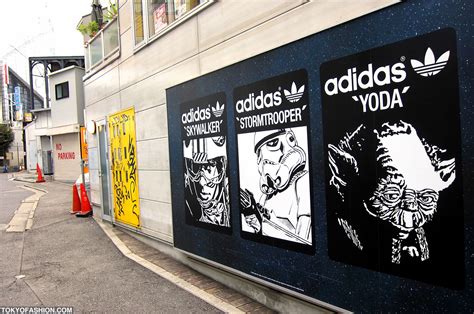 Star Wars X Adidas Billboards On Atmos Harajuku Tokyo Fashion