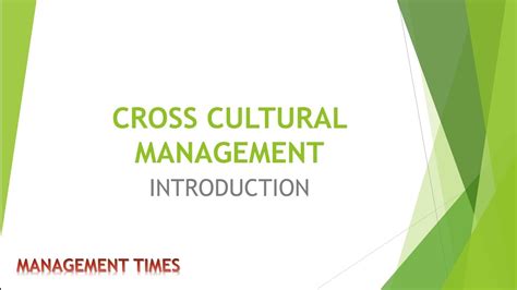 Cross Culture Management Introduction In Hindi Youtube