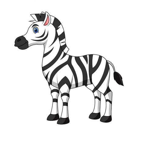Premium Vector Illustration Of A Zebra Cartoon