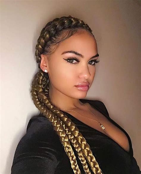 8 Box Braids Blonde On Black Hair For You New Natural Hairstyles